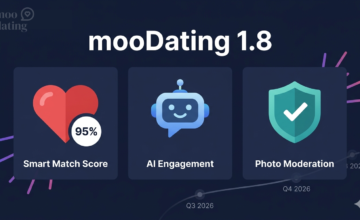 Introducing the mooDating 1.8 Roadmap: Smarter Matching, AI Engagement, and Intelligent Moderation